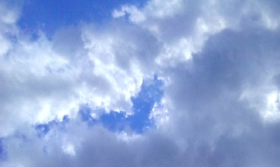 青空と雲の写真